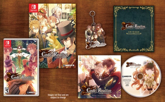 Aksys Games Unveils Code Realize ~Guardian of Rebirth~ Collector's ...