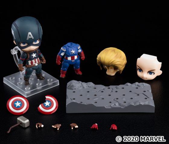 Captain-America-GSC-SS-8-560x477 Good Smile Company's newest figure, Nendoroid Captain America: Endgame Edition DX Ver. is now available for pre-order!