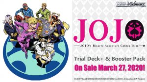 JoJo’s Bizarre Adventure: Golden Wind Officially Joins the Weiß Schwarz English Edition's Lineup in March 2020!