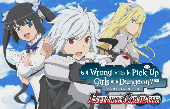 Is-it-wrong-to-pick-up-girls-in-a-Dungeon-Infinite-Combate Is It Wrong To Try To Pick Up Girls In A Dungeon? - Infinite Combate announced!