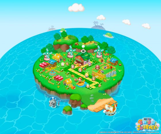 One-Piece-Bon-Bon-deco_Windmill-Village2_en-560x467 ONE PIECE BON! BON! JOURNEY!! Sails Onto iOS and Android Devices Later This Year!