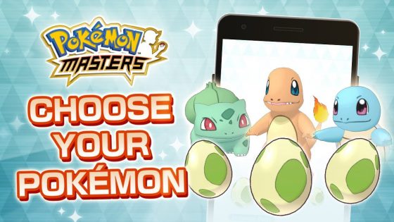 Pokemon-Masters-Starters-SS-1-560x315 Pokémon Masters Players Can Now Hatch Eggs to Team Up with Bulbasaur, Charmander, or Squirtle
