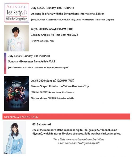 Aniplex-Online-Fest-KV Aniplex Online Fest Announces Programming Schedule and Special Guests