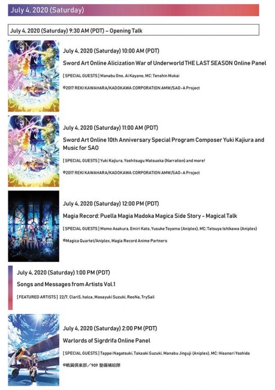 Aniplex-Online-Fest-KV Aniplex Online Fest Announces Programming Schedule and Special Guests