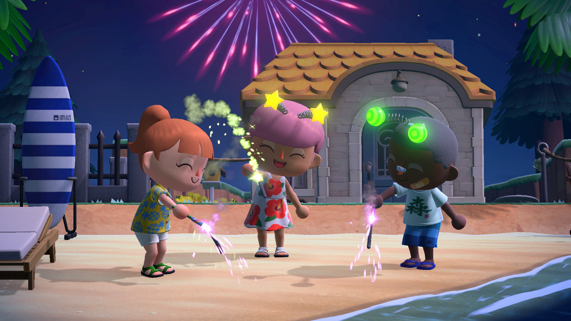 Switch_ACNH_SummerUpdate-02-2020_screen_05 Fireworks Shows, Dreaming, and More Make Their Way to Animal Crossing: New Horizons