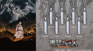 Show Your Love for Attack on Titan with these New Silver Necklaces!