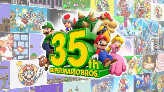 SuperMario35thAnniversary_artwork_01-560x315 Nintendo Marks the 35th Anniversary of Super Mario Bros. with Games, Products and In-Game Events! Get the Highlights!