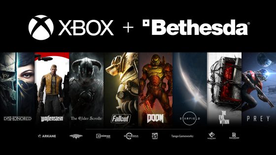 XBOX-Bethesda-560x315 Microsoft to Acquire ZeniMax Media and its Game Publisher Bethesda Softworks for $7.5 billion!