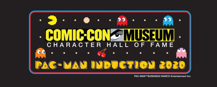 PAC-MAN_MCHOF_LOGO-700x280 PAC-MAN, the Original Video Game Super Star, To Be Inducted Into the Comic-Con Museum Character Hall of Fame!