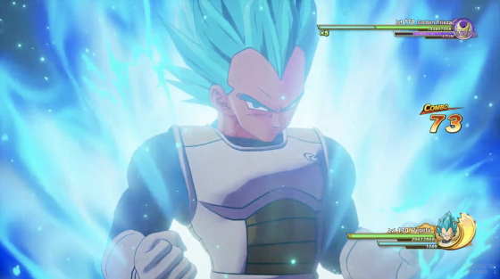 Screen-Shot-2020-11-10-at-4.35.01-PM-560x313 SSGSS Vegeta and Golden Frieza Duke it Out in DRAGON BALL Z: KAKAROT's "A New Power Awakens Part 2" DLC Game Footage!