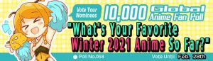 [Honey's Anime Fan Poll Results] Your Favorite Winter 2021 Anime So Far