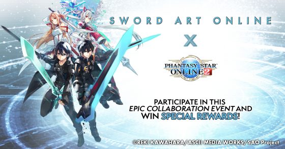 2021-03-10_SAO_Collab_SNS_1-1-560x294 Phantasy Star Online 2 Announces Sword Art Online Collaboration Event Beginning May 12