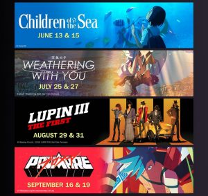 Children of the Sea, Weathering With You, Lupin III: The First, and Promare Return to Theaters!