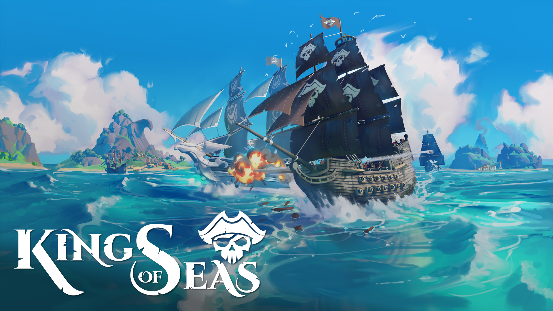 king_of_seas_splash Being a Single-Player Adventure, King of Seas Rewards You For Becoming a Greedy, Bellicose Pirate