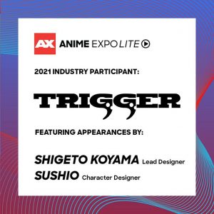 Anime Expo Lite 2021 Announces Studio Trigger Online Panel "Doodle With Studio Trigger"