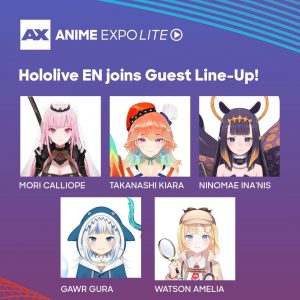 Anime Expo Lite 2021 Will Hold Hololive VTuber Panel on Livestream & VOD