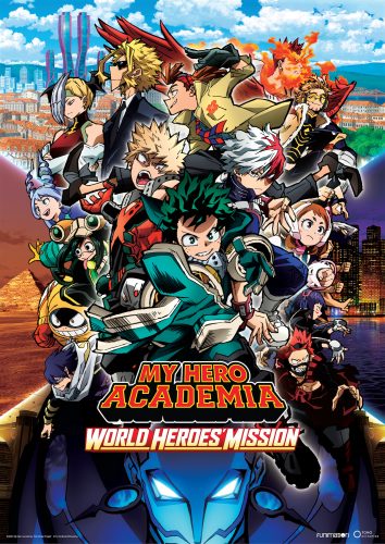 MHA_Movie3_WHM_main_poster_US-354x500 Funimation Brings My Hero Academia: World Heroes' Mission to Theaters This October!
