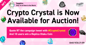 World-Trending Vintage NFT ‘Cryptocrystal’ Now Available for Auction! Includes a Rare NFT of Which There Are Only 16 in the World