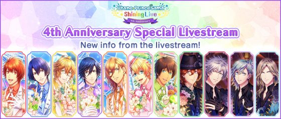 banner_notice2_03_199_01.en_-560x237 “Utano☆Princesama Shining Live” 4th Anniversary Countdown Missions More Daily Free Photo Shoots & New Information!