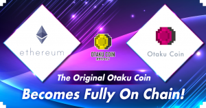 Fully-On-Chain Version of the 100 Limited ‘Original Otaku Coin’ NFT Will Be Distributed On Ethereum!