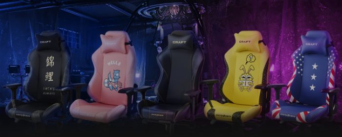 DXRacer-Gaming-Chairs-700x280 DXRacer Reveals New Highly Customizable Gaming Chair “Craft Series”