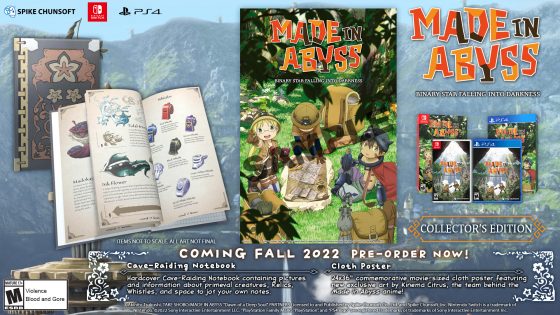 Made-in-Abyss-Standard-Edition-560x315 Made in Abyss: Binary Star Falling into Darkness Coming Fall 2022 to PlayStation 4, Nintendo Switch, and Steam