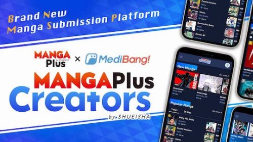 Nova plataforma de envio de mangá “Manga Plus Creators by Shueisha” está oficialmente lançada para criadores de todo o mundo