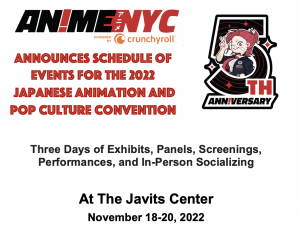 Here Are A Few Things Happening at Anime NYC!