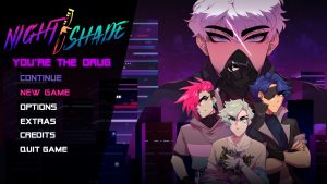 Night/Shade: You’re the Drug Review - A Surprisingly Deep Cyberpunk VN for Boys Love Fans