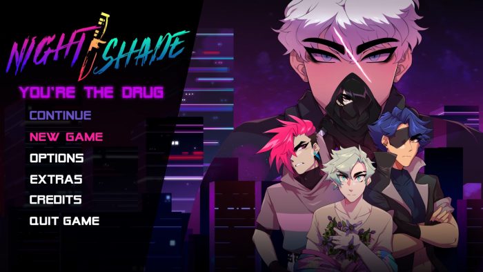 night-shade-1-700x394 Night/Shade: You’re the Drug Review - A Surprisingly Deep Cyberpunk VN for Boys Love Fans