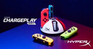 HyperX Expands Nintendo Switch Accessory Lineup with ChargePlay Charging Station for Switch Joy-Con Controllers